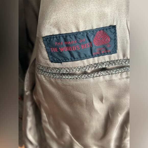 Alexander Shields 60s Vintage Tan Wool Tweed Sport  Size 40 Short - Picture 7 of 17